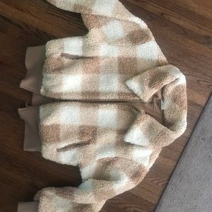 Amaryllis Fleece bomber jacket